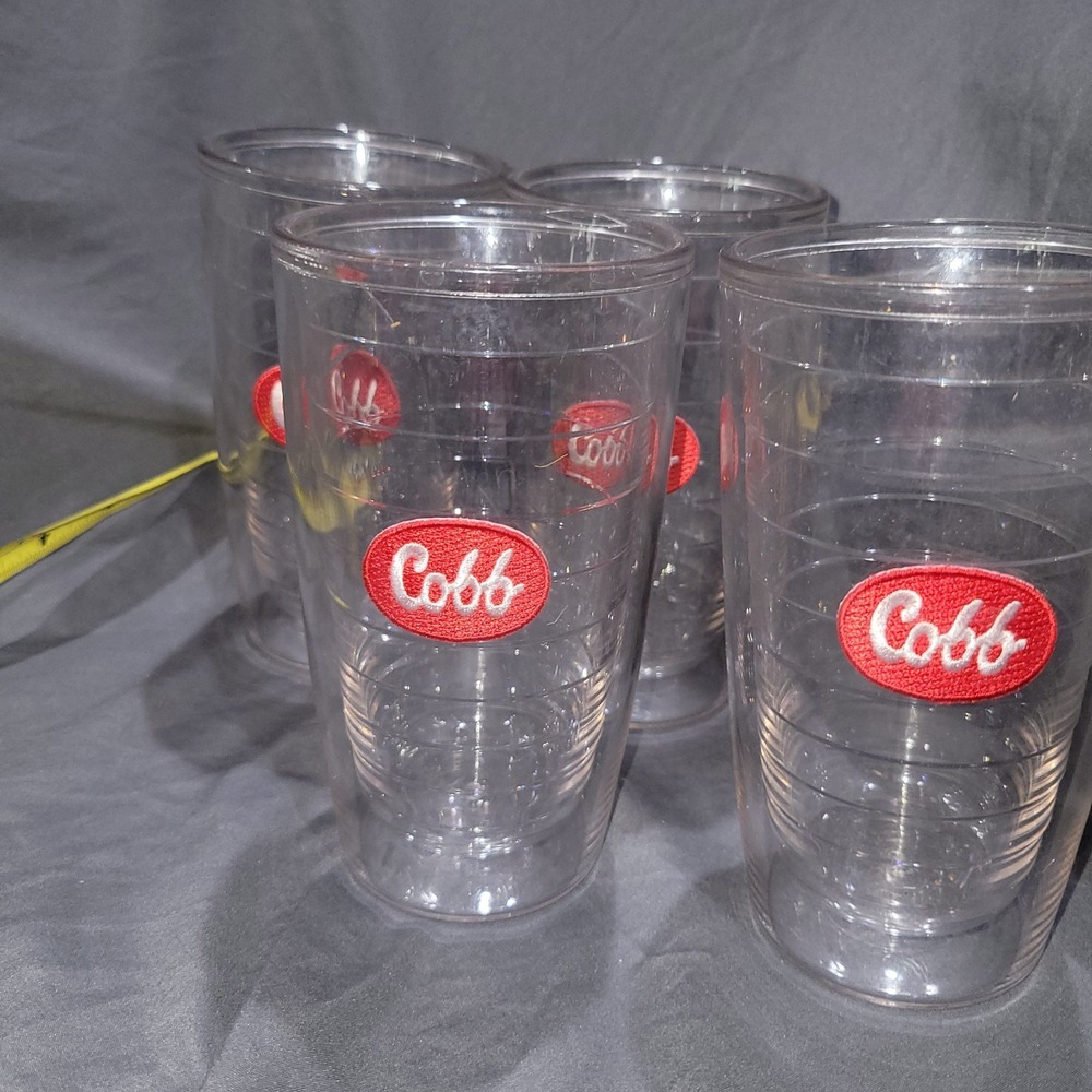 Tervis Clear Body Double Wall Tumblers Cobb Set Of 4 16 Oz
